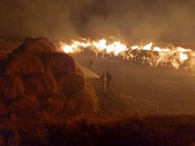 БҚО-да 150 тонна шөп өртеніп кетті