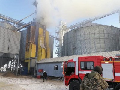 Ақтөбе облысында май зауыты өртенді