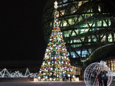 Бүгін Нұр-Сұлтанда жаңажылдық шыршаларды жағу рәсімі өтеді