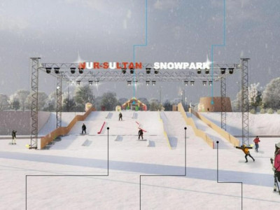Nur-Sultan snowpark: елордада сноубордқа арналған жасанды төбешік пайда болмақ