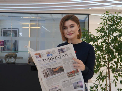 Túrkistan газетінің №49 санына Алла Гаврина шолу жасады