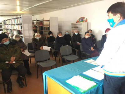 Шеген ауылының тұрғындары үміткермен жүздесті