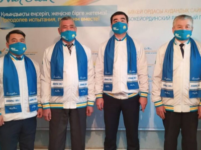 Сайлауалды штабы жұмыс барысымен таныстырды