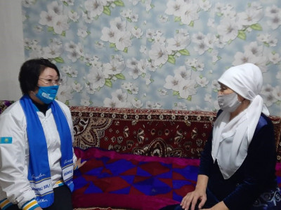 Шахтинск тұрғындары Nur Otan партиясы атқарған жұмыстардан хабардар