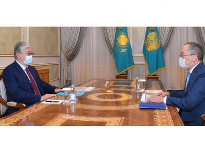 Президент Қаржылық мониторинг агенттігінің төрағасын қабылдады