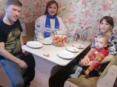Балалар жаңа жылды жаңа үйлерінде қарсы алды