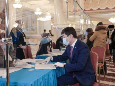 Бауыржан Байбек сайлауда дауыс берді