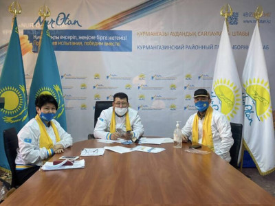 Құрманғазыда сайлауалды штаб құрылды