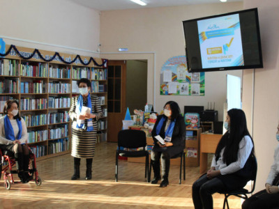 «Nur Otan» партиясының сайлауалды штабы кітапханашылармен кездесті