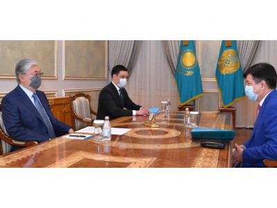 Мемлекет басшысы Жоғарғы сот төрағасын қабылдады