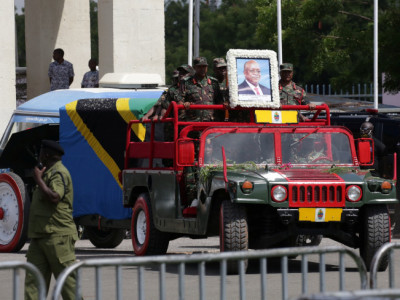 Танзания президентімен қоштасу рәсімінде 45 адам мерт болды