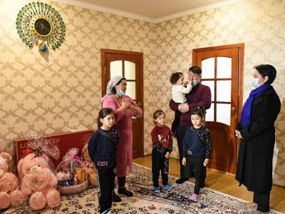 Қызылордада үйі өртеніп, нәрестесі қаза болған отбасыға баспана берілді