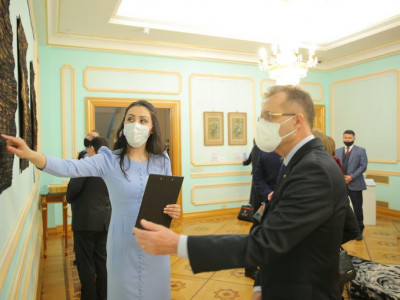 Елбасы кітапханасында «Корея түстері: кеше және бүгін» көрмесінің ашылуы өтті