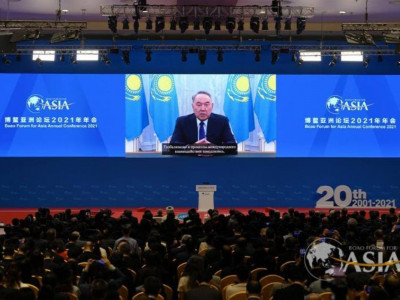 Боао азиялық форумы: Елбасы бейнеүндеу жасады