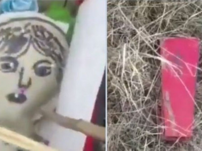 Алматы облысында табытқа әйелдің фотосын салып кеткен күдікті табылды (видео)