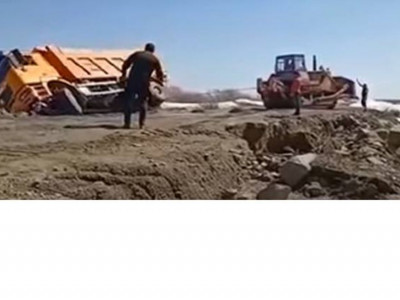 Ақмола облысында жүк көлігі жүргізушісімен бірге суға батып кетті