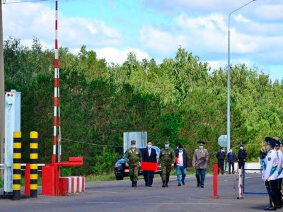 Соғыста Ресей жерінде қаза тапқан қазақ сарбазының сүйегі елге жеткізілді