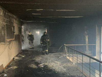 Семейде жоғары оқу орнының ғимараты өртенді