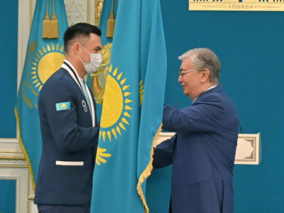 Президент Олимпиадаға қатысушыларға Туды табыс етті