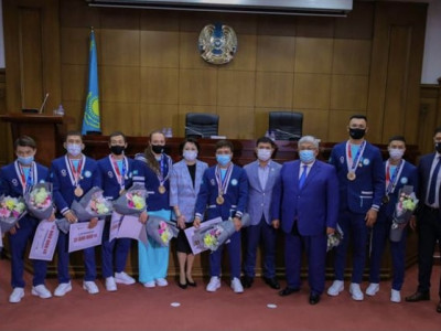 Токио Олимпиадасының жеңімпаздарына мемлекеттік наградалар табысталды