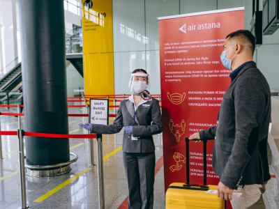 Air Astana жолаушылар салмағын ерікті түрде өлшей бастайды