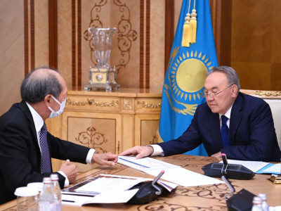 Елбасы «Назарбаев Университетінің» президенті Шигео Катсуды қабылдады