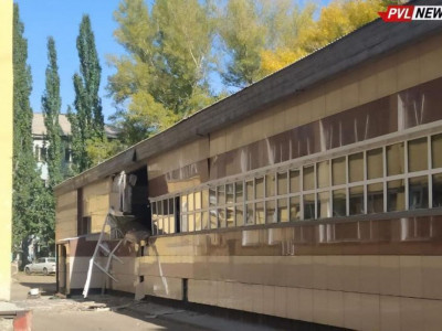 Павлодарда спорт мектебінің шатыры опырылып түсті