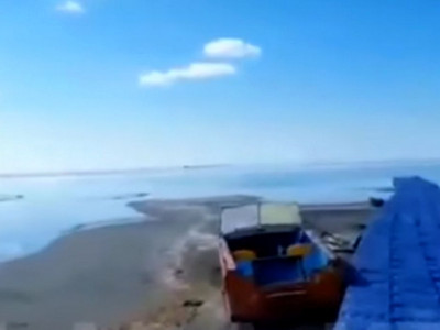 "Кендірлі" демалыс базасы орналасқан аумақта Каспий теңізі тартылып жатыр