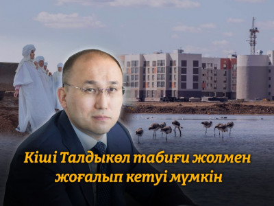 Дәурен Абаев Талдыкөл туралы: Табиғи жолмен өзі құрғап кетеді