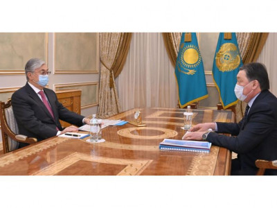 Мемлекет басшысы Асқар Маминді қабылдады