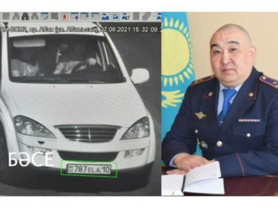 Көлігіне жалған нөмір таққан: Қостанайда полиция бастығы отставкаға кетті