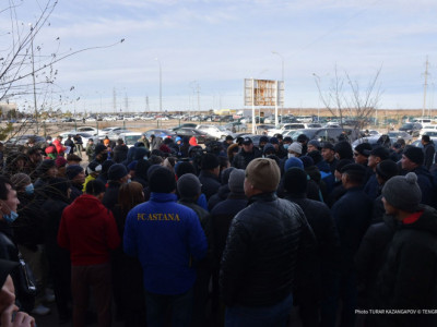 Елордада ресейлік нөмірмен жүрген көлік иелері наразылыққа шықты