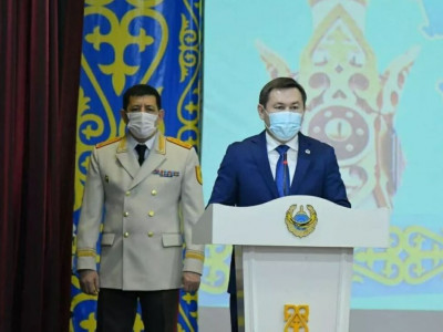 Нұрболат Жұмабаев қаза тапқан Шымкенттегі Полиция департаментіне Мұрат Әйтенов арнайы барды