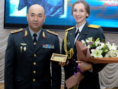 Ольга Рыпакова Қарулы Күштердің подполковнигі атанды
