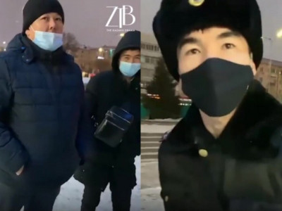 Әскерге шақырылушы мен полицейлер арасында жанжал туындады (ВИДЕО)