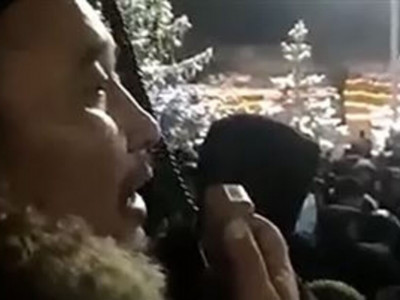 Алаңға шығып сөйлеген имам елді тәнті етті (ВИДЕО)