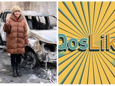 «Ең дұрыс іс»: бүлікшілер «QosLike» ғимаратын күл-талқан еткен (ВИДЕО)