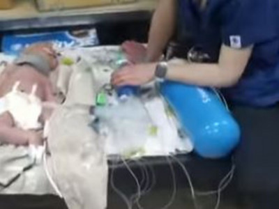 Днепрде шала туған сәбилер аурухана жертөлесінде жатыр (ВИДЕО)