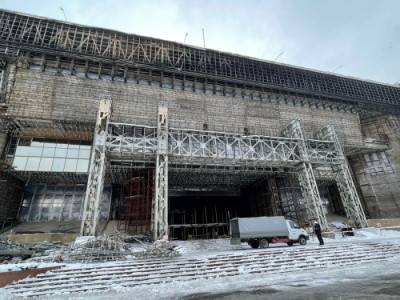 Алматыдағы өртеніп кеткен Президент резиденциясының іші көрсетілді