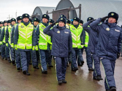 Елорда полицейлерінің қызметтік формасы өзгерді (ВИДЕО)