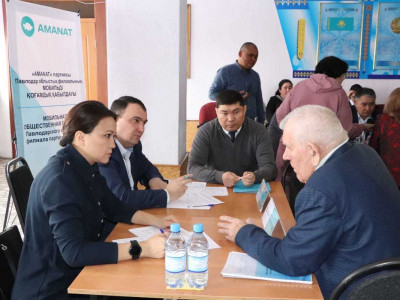 AMANAT партиясының мобильді қоғамдық қабылдаулары Қызылорда және Павлодар облыстарына барды