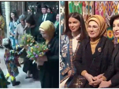 Өзбекстанда Ердоғанның зайыбының құрметіне қазақтың күйлері орындалды (ВИДЕО)