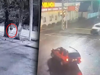 Алматыда 20 жастағы жігіт ұрланған көлікпен апатқа ұшырады (ВИДЕО)