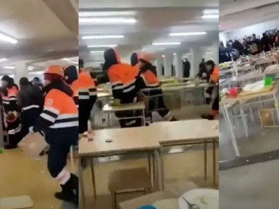 Ресейде тәжіктер мен қырғыздар жаппай төбелесе кетті (ВИДЕО)