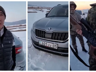 Қызметтік көлікпен заңсыз аң аулаған аудан әкімінің орынбасары ұсталды (ВИДЕО)