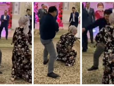 «Ұят қалмаған»: бөксесін қимылдатып билеген орамалды әйел жұртқа жақпай қалды (ВИДЕО)