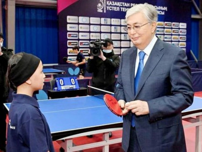 Президентпен теннис ойнаған қыз уәде берді