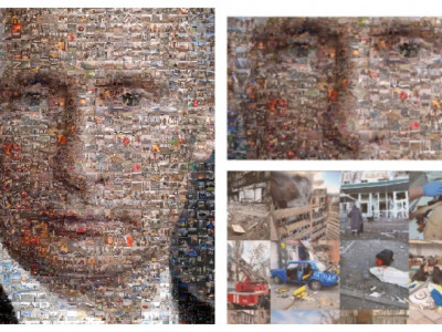 1500 суреттен құралған Путиннің портреті желіні шулатты