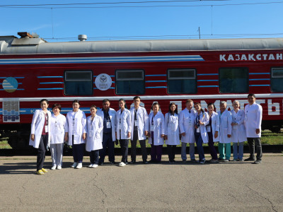 «Саламатты Қазақстан» медициналық пойызы жаңа облыстарға барады