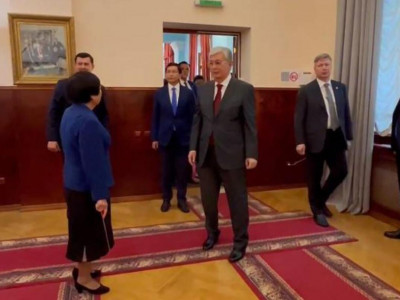 Президент Қаныш Сәтбаевтың мемориалдық музейін тамашалады